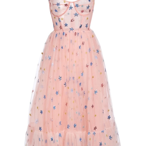 Pink Sky Midi Dress - Picture 2 of 8